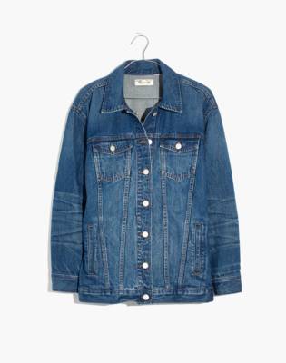 oversized jean jacket madewell