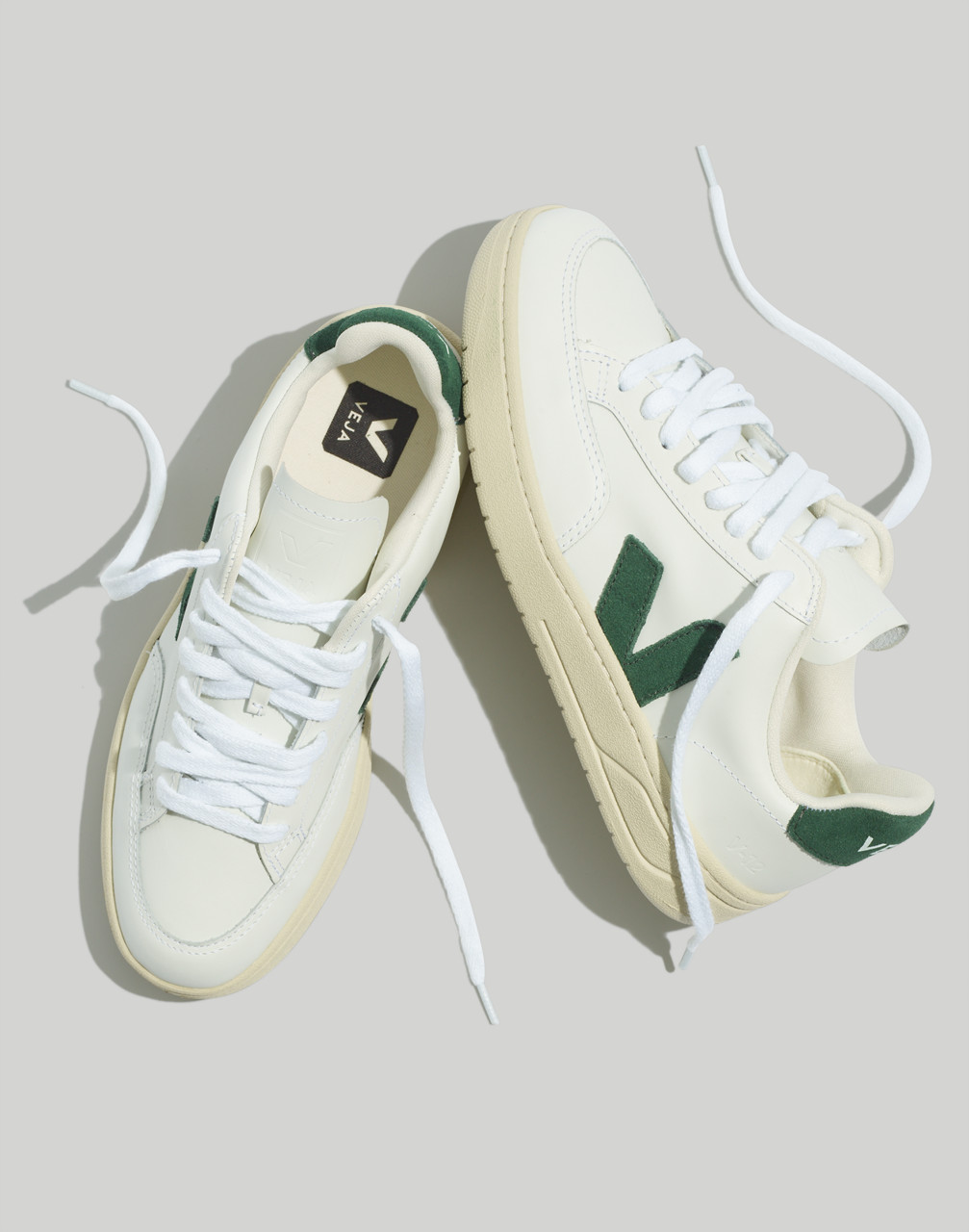 Mw Veja&trade; V-12 Mesh Sneakers In Extra White Cyprus
