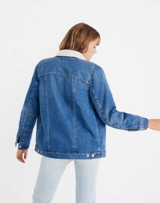 sherpa denim jacket