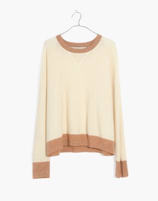 madewell cashmere sweatshirt