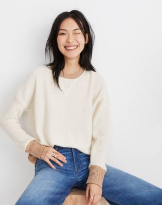 madewell cashmere sweatshirt