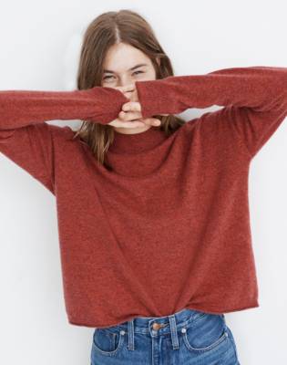 madewell cashmere sweatshirt