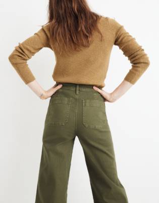 madewell olive jeans