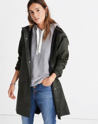 long rain parka