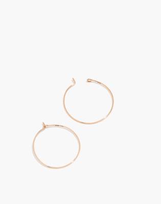 14k gold hoop earrings