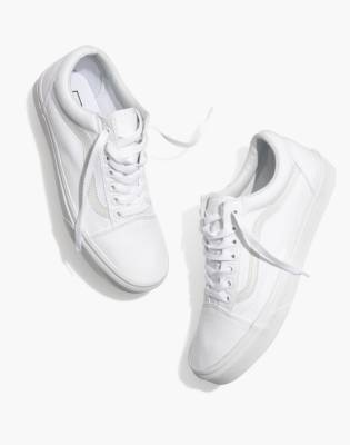 vans lace up canvas sneakers