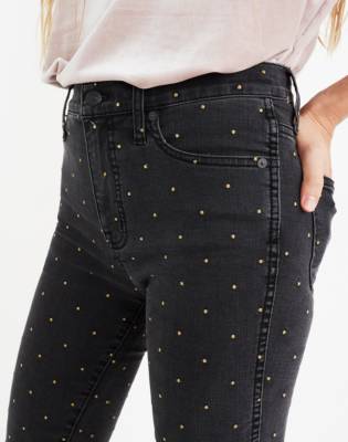 madewell polka dot jeans