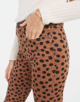 madewell polka dot jeans