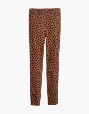 madewell leopard dot jeans