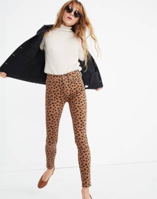 madewell polka dot jeans