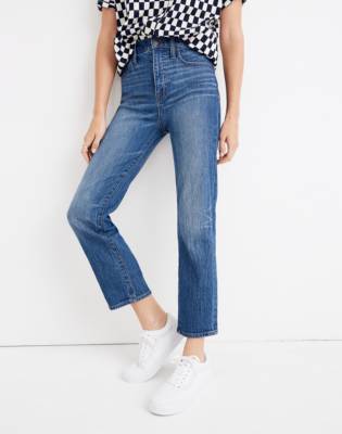 classic straight jeans in fawn wash