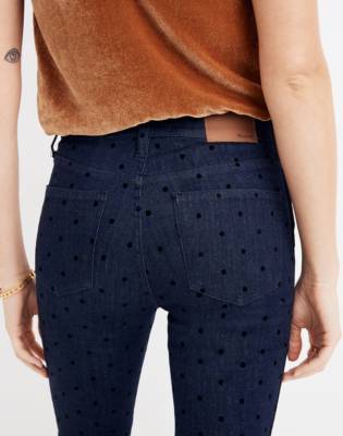 madewell polka dot jeans