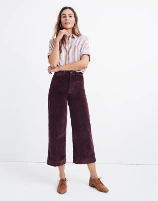 madewell velvet pants