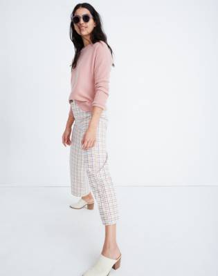 Wide-Leg Crop Pants