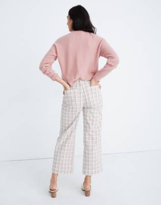 madewell plaid pants