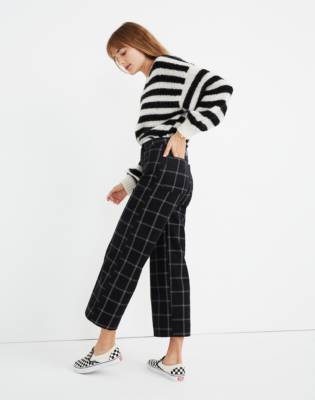 madewell windowpane pants
