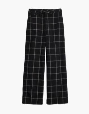 madewell windowpane pants
