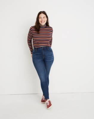 madewell curvy high rise skinny black