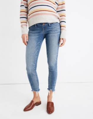 madewell side panel maternity jeans