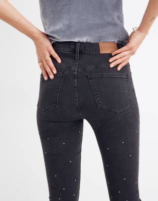 madewell metallic dot jeans