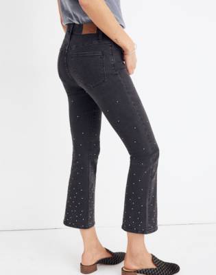 madewell metallic dot jeans