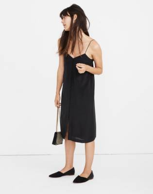 madewell apron slip dress