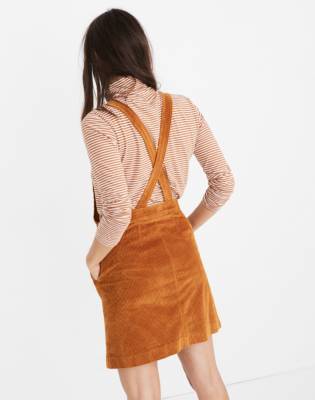 corduroy bib dress