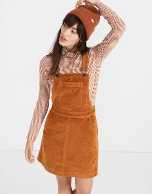 corduroy bib dress