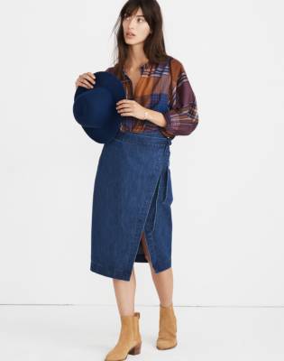 madewell denim midi dress