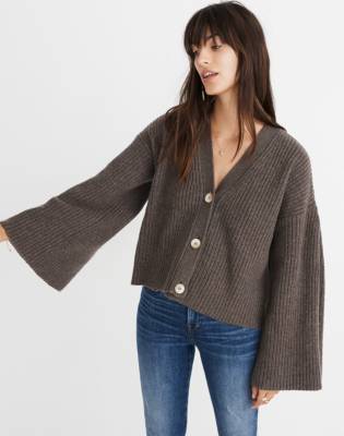 madewell wool cardigan