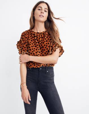 madewell leopard jeans