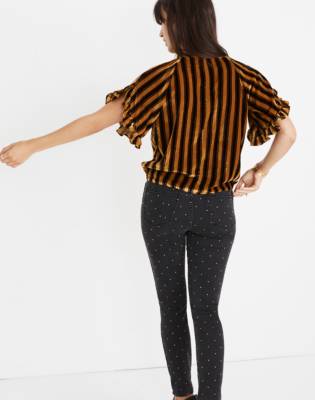 madewell memento ruffle sleeve top