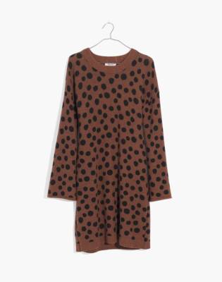 madewell leopard dress