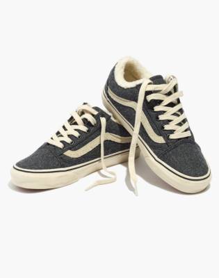 madewell x vans suede and sherpa