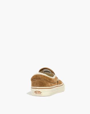 madewell x vans suede and sherpa