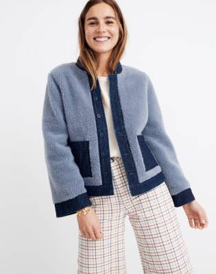 reversible sherpa jean jacket