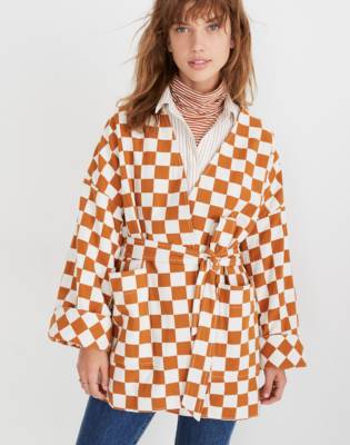 checkered jacket