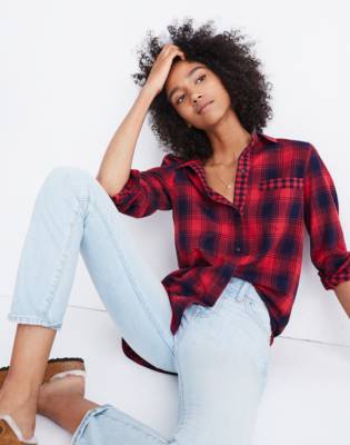 boyfriend shirt plaid