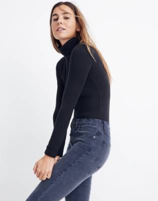 madewell black turtleneck