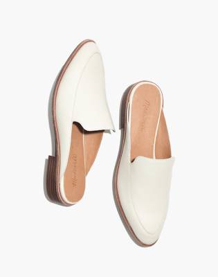 leather mule loafers