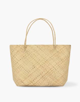 rattan tote bag