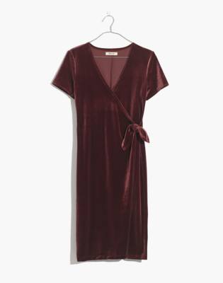 velvet tie dress