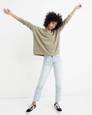 madewell thermal jeans