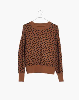 madewell leopard sweatshirt