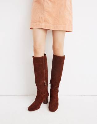 tall suede boots