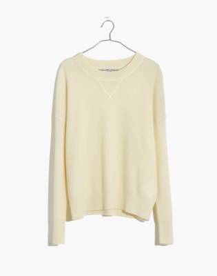 madewell cashmere sweatshirt