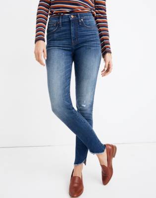 madewell 10 inch high waist skinny jeans