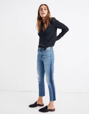 madewell high rise slim boy jean