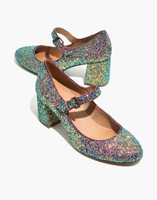 madewell mary jane glitter