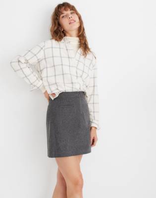 madewell fireside mini skirt